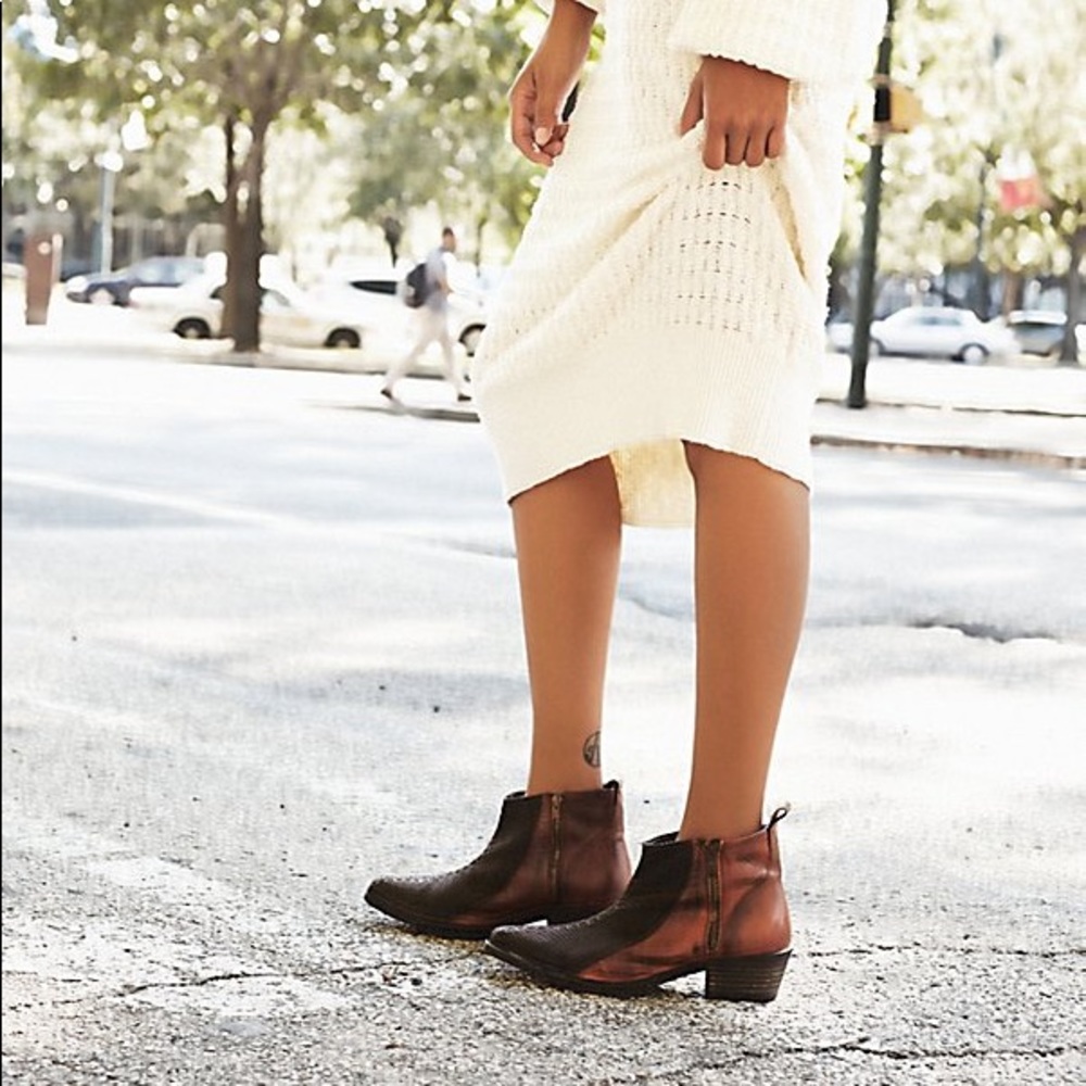 Free People Flying Ranch Ankle Boots
